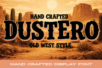 Dustero Font for Modern Digital Designs