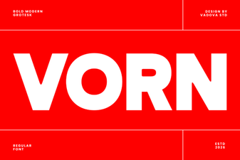Vorn Font: Elegant Design for Modern Projects