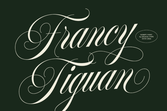 The Francy Tiguan Font for Creative Design Projects